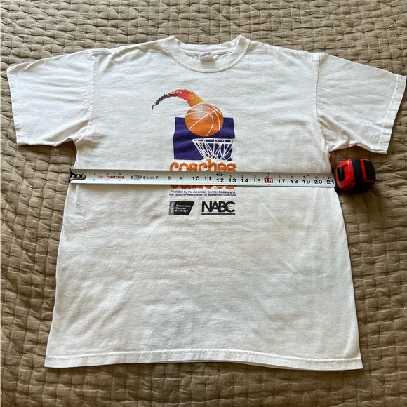 Coaches vs Cancer Promo NCAA Basketball Shirt Size Large - Picture 4 of 5